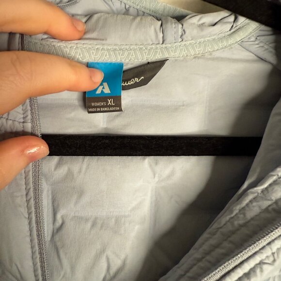 Eddie‎ Bauer Women's Blue MicroTherm Stretch Hooded Jacket - Size XL Extra Large - Picture 4 of 6